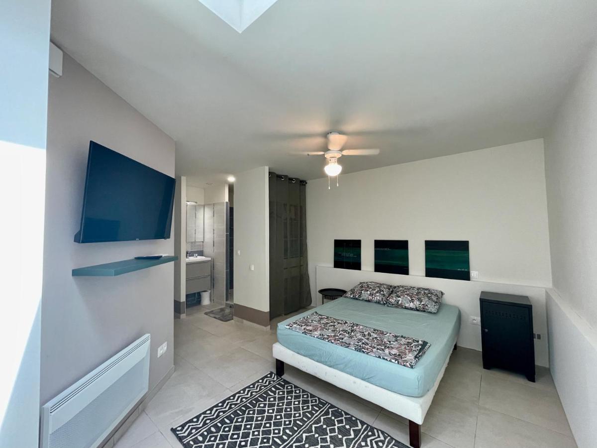 Appartement Souplex Jardin Proche Autoroute, Plages Et Attractions, Wifi - Tv, Calme Bessan Exterior photo